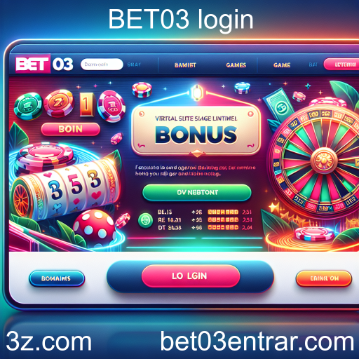 Atrações da Categoria de Bônus no BET03